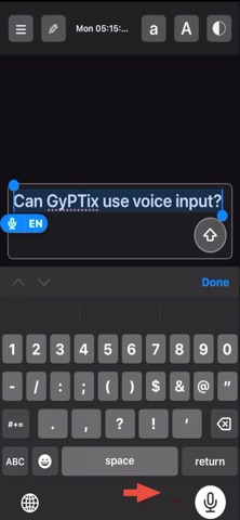 GyPTix iPhone screenshot