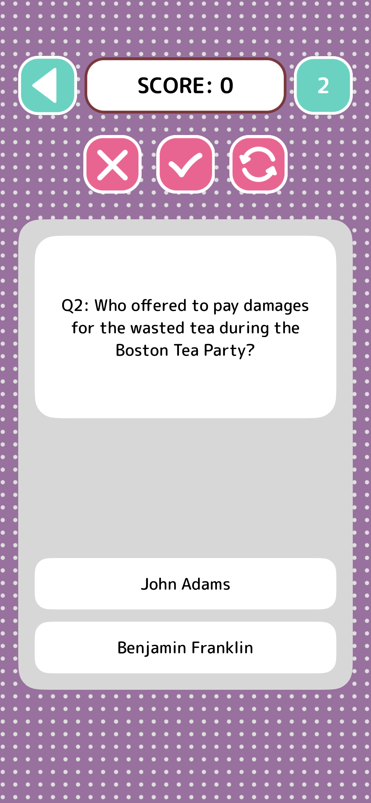 American History Quiz - Game screenshot 4