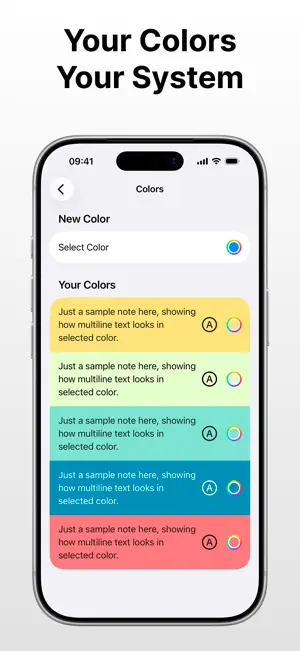 Notes by Color - Toono screenshot 3