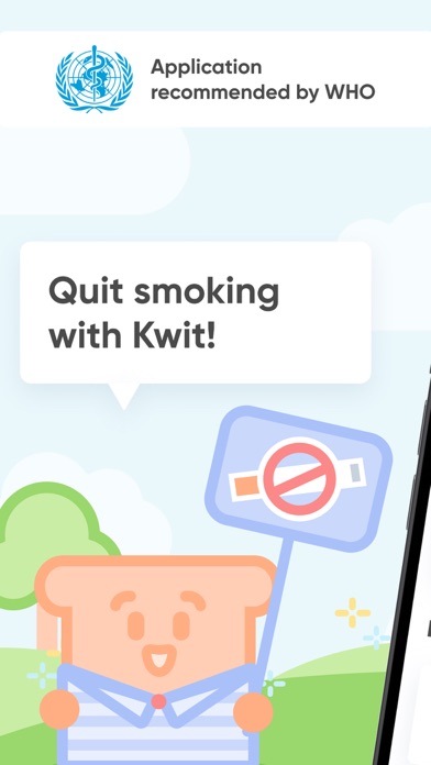 Quit smoking for good - Kwit Screenshot