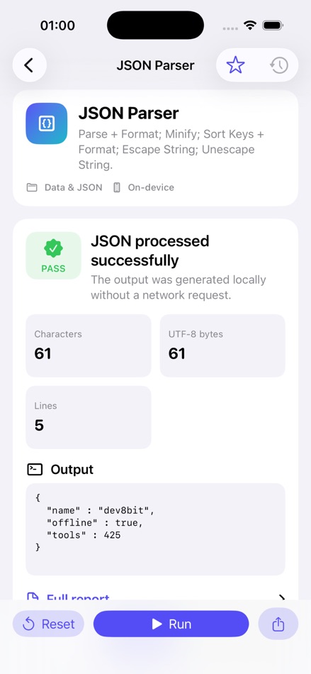 #1. Dev8bit: Developer Tools (iOS) Oleh: Ugur Yildirim