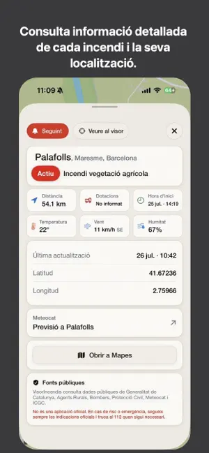 VisorIncendis iPhone screenshot 4