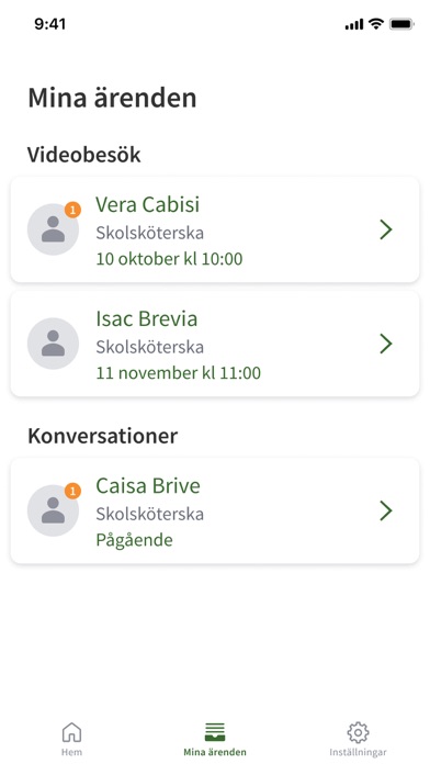 Klara Elevhälsa iPhone screenshot 4