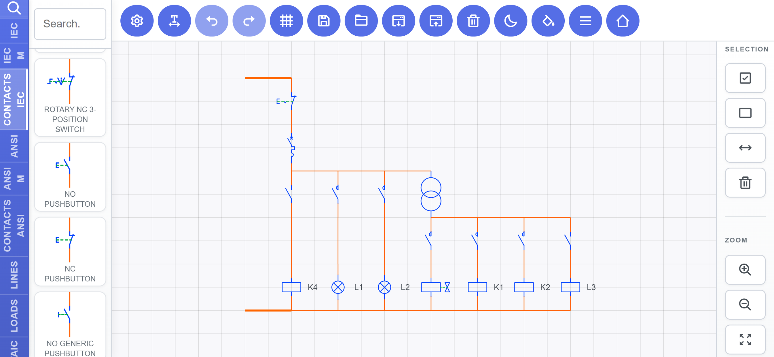 Electrical Schematics: Canvas screenshot 9