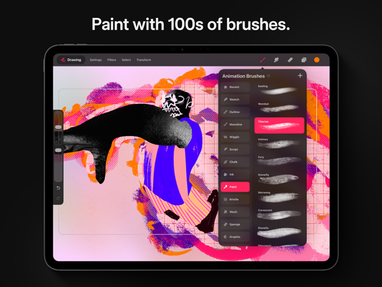 Procreate Dreams iPad screenshot 5 - Photo & Video app
