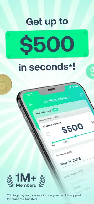 Vola: Cash Advance & Credit screenshot 1
