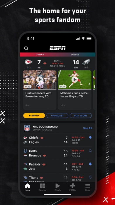 ESPN: Live Sports & S... screenshot1