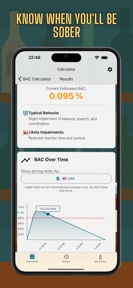 Alcohol Tracker BAC Calculator screenshot
