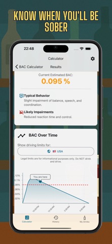 Alcohol Tracker BAC Calculator Screenshot 2 of 7