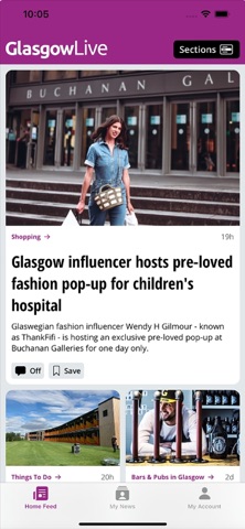Glasgow Live iPhone screenshot