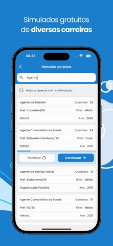 Simulado de Concursos Públicos screenshot