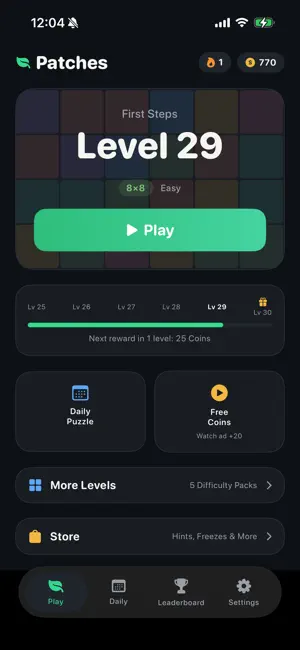 Patches - Shikaku Grid Puzzle screenshot 2
