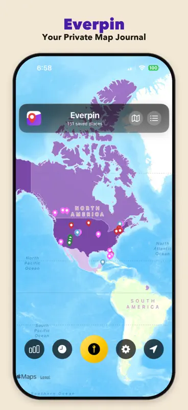 Everpin - 旅の地図日記 screenshot 1 of 9