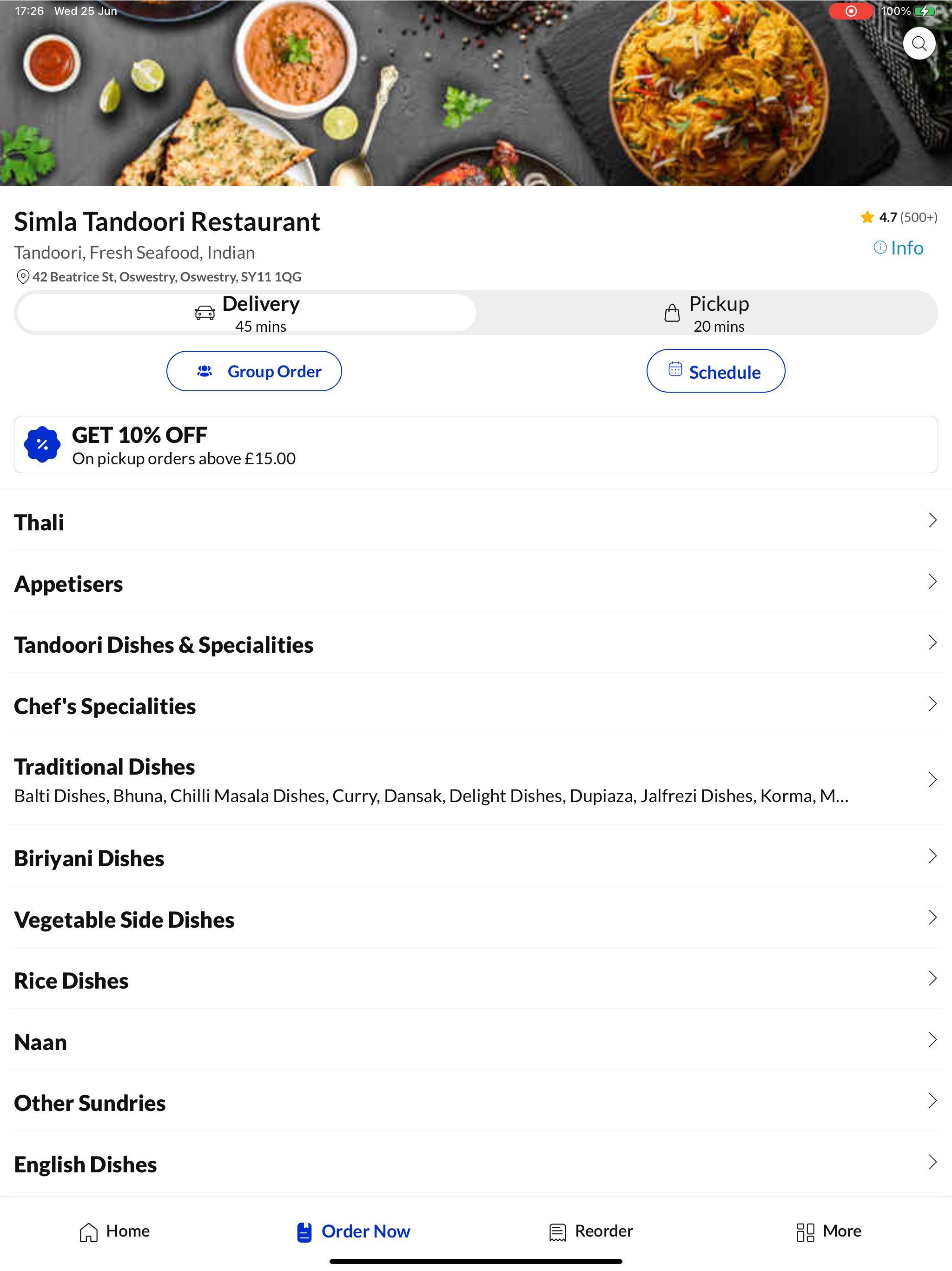 Simla Tandoori Restaurant