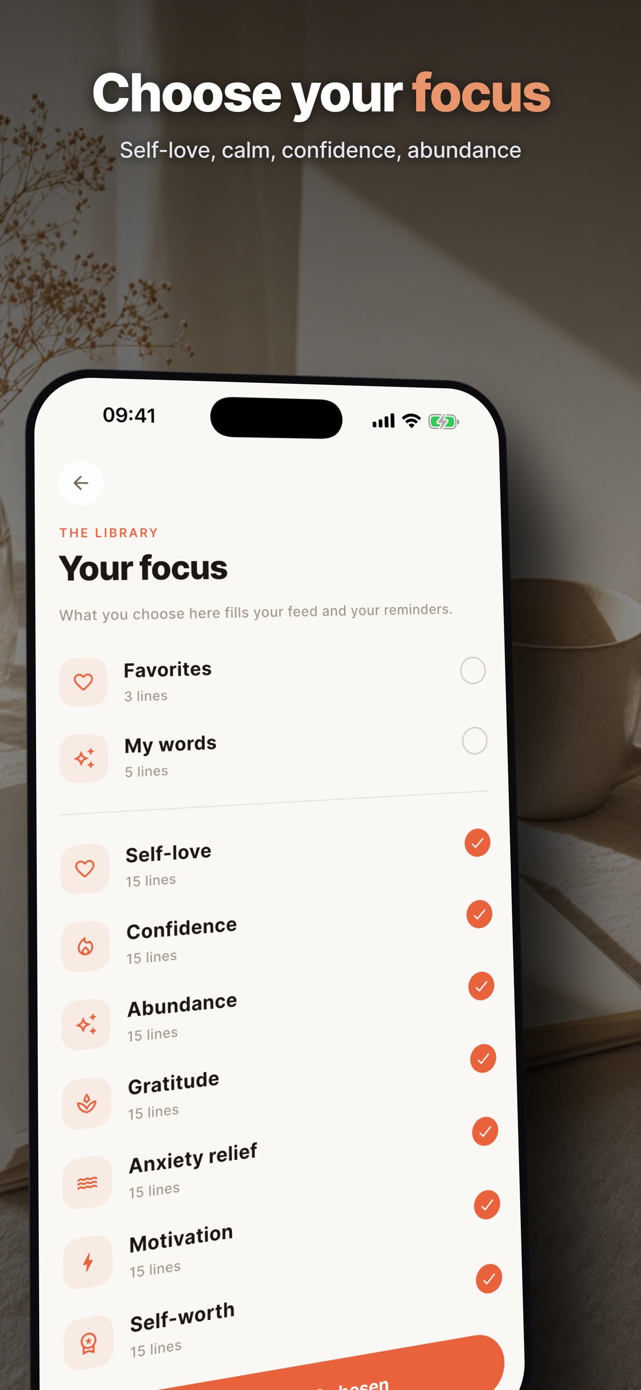 Screenshot 3 of Affira: Daily Affirmations