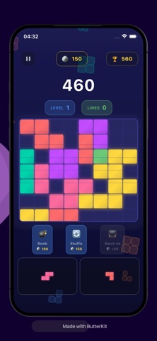 Block Brust Blast Game screenshot