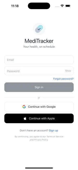 MediTracker screenshot 2