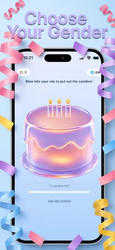 Candle Wish: ひと吹きバースデーケーキ screenshot 2 of 5