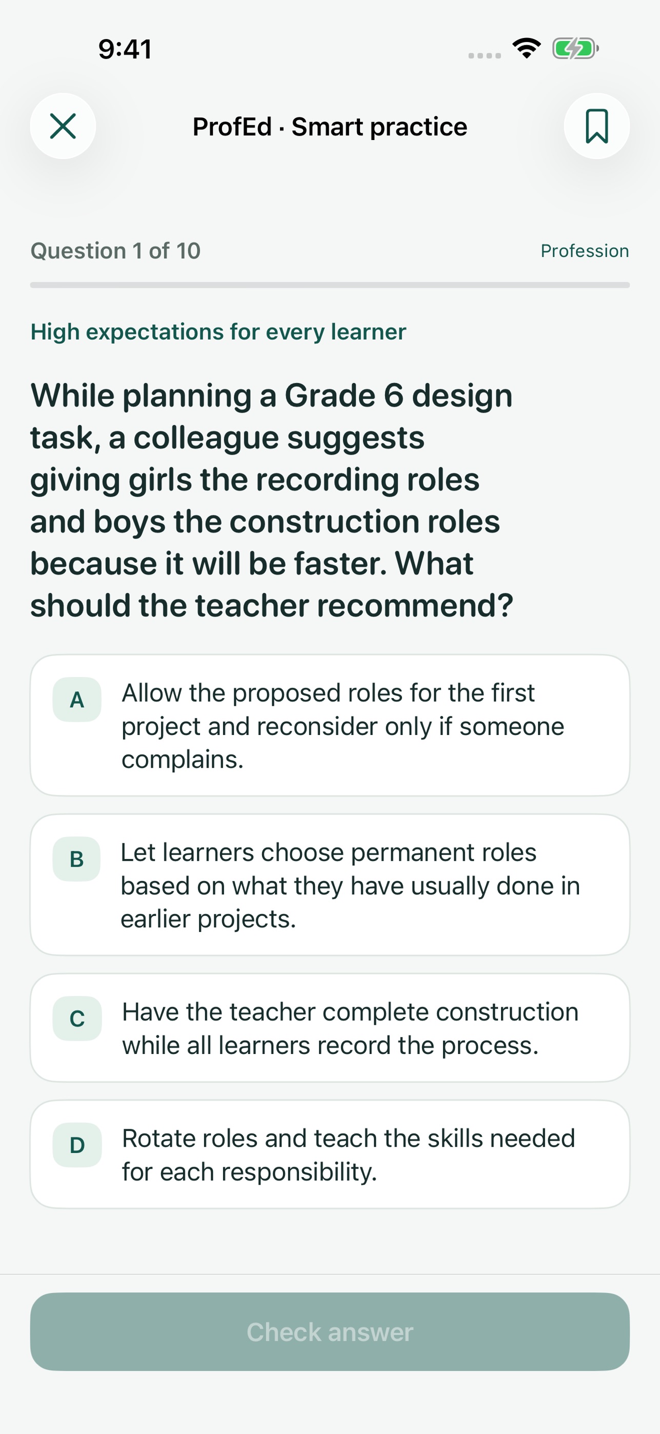 Screenshot 3 of LET Practice: GenEd & ProfEd