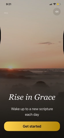 Rise in Grace: Bible Alarm iPhone screenshot