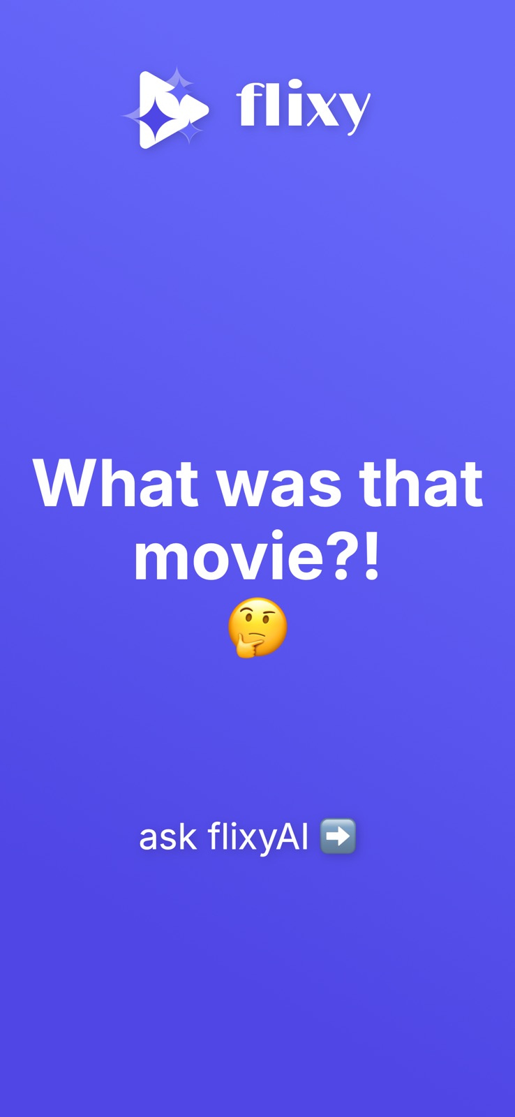 Movie Diary & Picker: flixyAI iphone screenshot 1