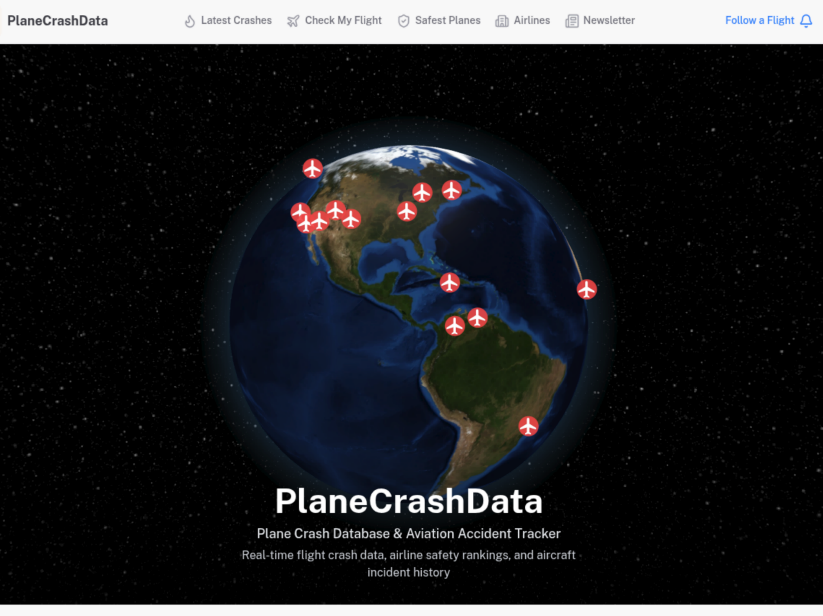 PlaneCrashData: Flight Crashes