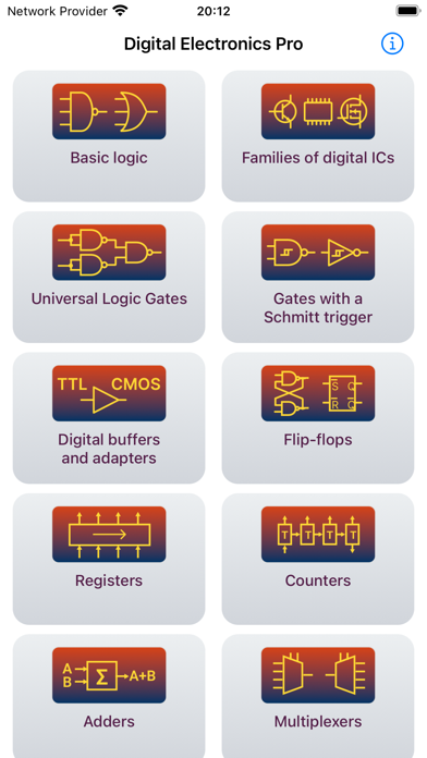 Screenshot #1 pour Digital Electronics Pro