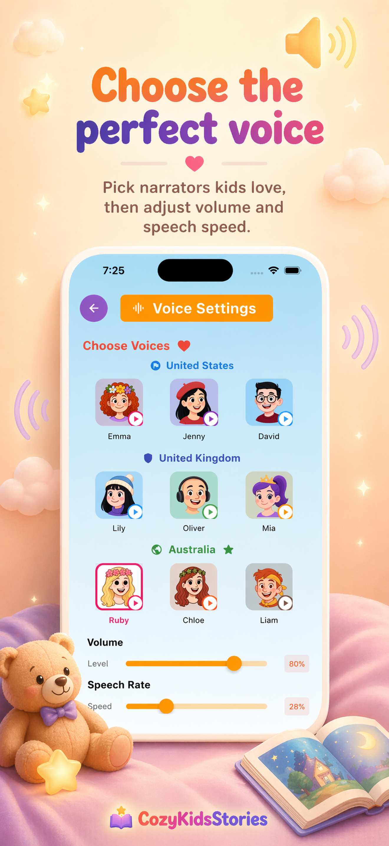 Cozy Kids: Bedtime Stories screenshot 3