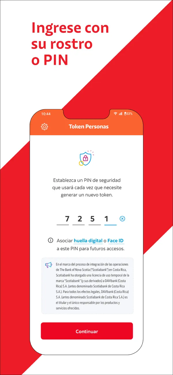 Screenshot #3 pour DAVIbank Token Personas CR
