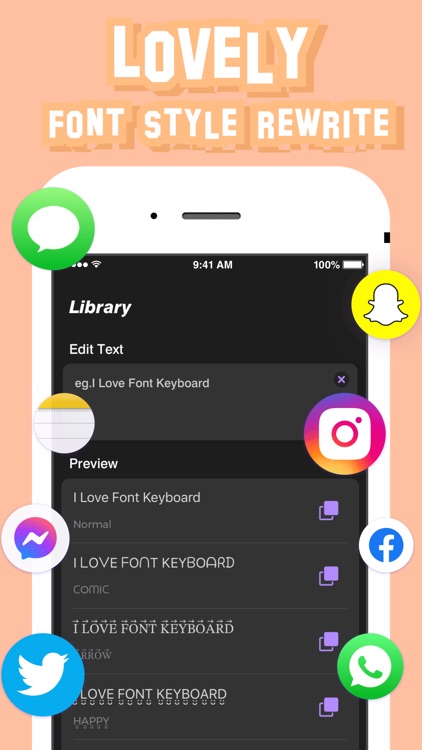 Font Keyboard: Cool Themes screenshot-4