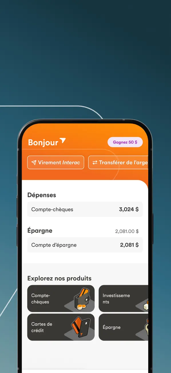 Screenshot #2 pour Banque Tangerine