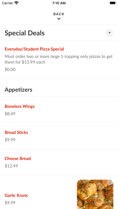Joe's NY Pizza To Go iPhone screenshot 3 - Food & Drink app