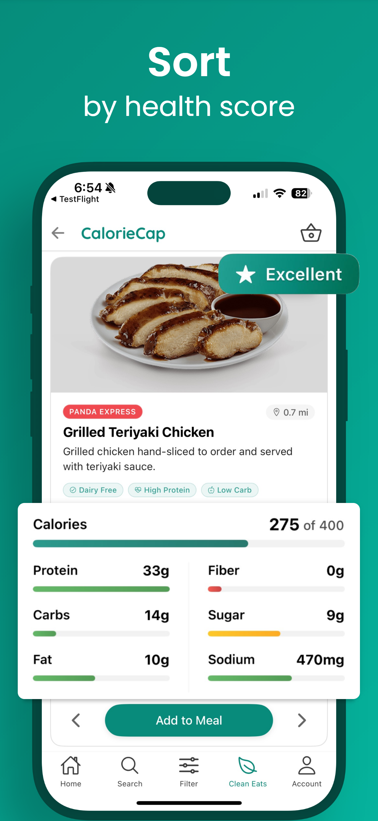 CalorieCap - Fast Food Macros