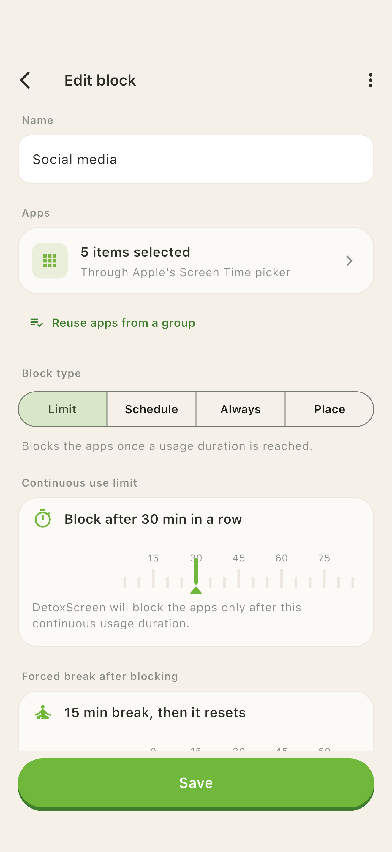 DetoxScreen: Screen Time screenshot 2