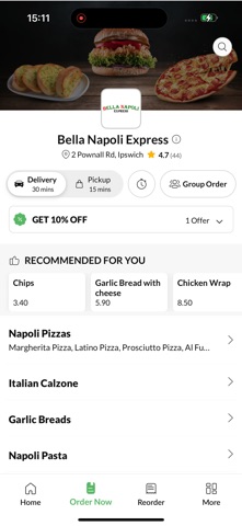 Bella Napoli Express Screenshot 2 of 4