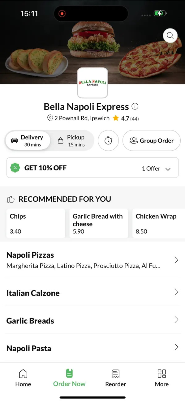Screenshot #2 pour Bella Napoli Express