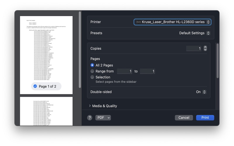 Screenshot #3 pour QuickFileCompare