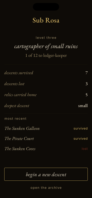 Sub Rosa: Dungeons Screenshot 1 of 8