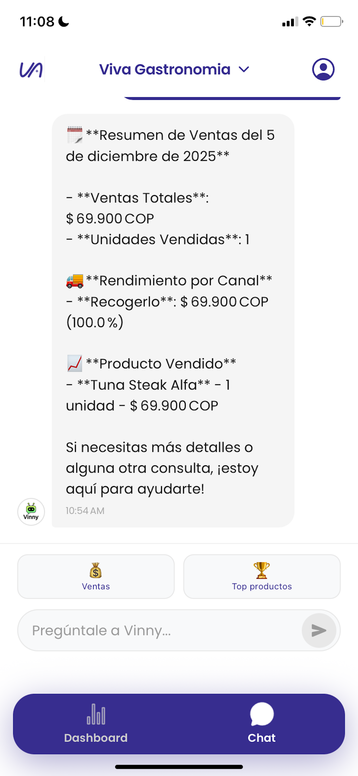 Vinapp IA screenshot 4