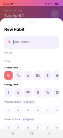 Aria's Habits screenshot