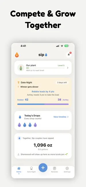 Sip: Water Tracker for Couples screenshot 2