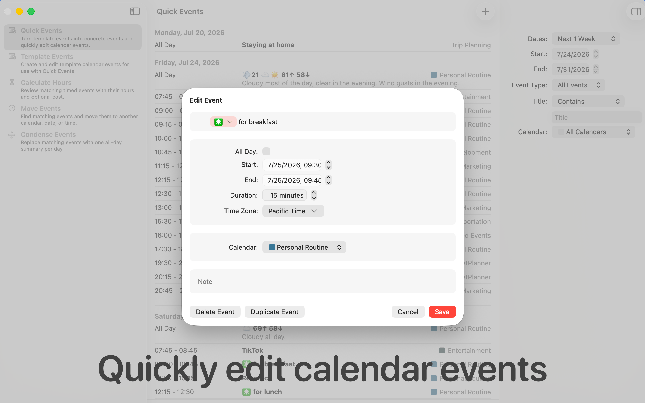 Recal - Calendar Tools screenshot 19