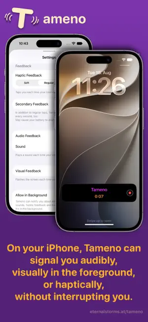 Tameno – Auto-Repeating Timers screenshot 4
