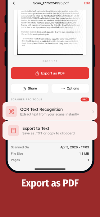 PDF Scanner: OCR Scanner Screenshot 6 of 8