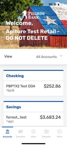 Pilgrim Bank Mobile Banking Screenshot 3 of 7