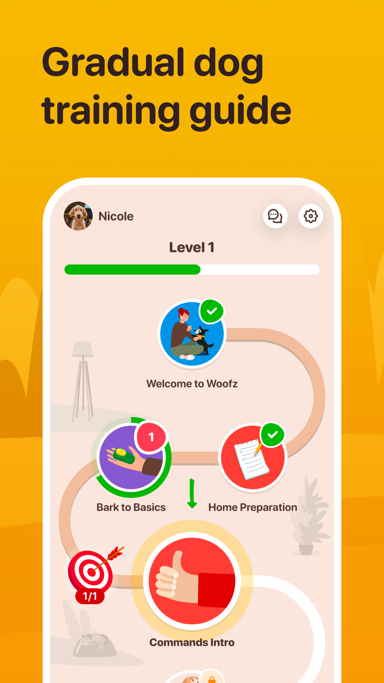 Woofz - Puppy and Dog Training App Store screenshot