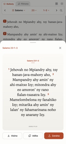 Baiboly Plus: Bible & Hymns Screenshot 4 of 5