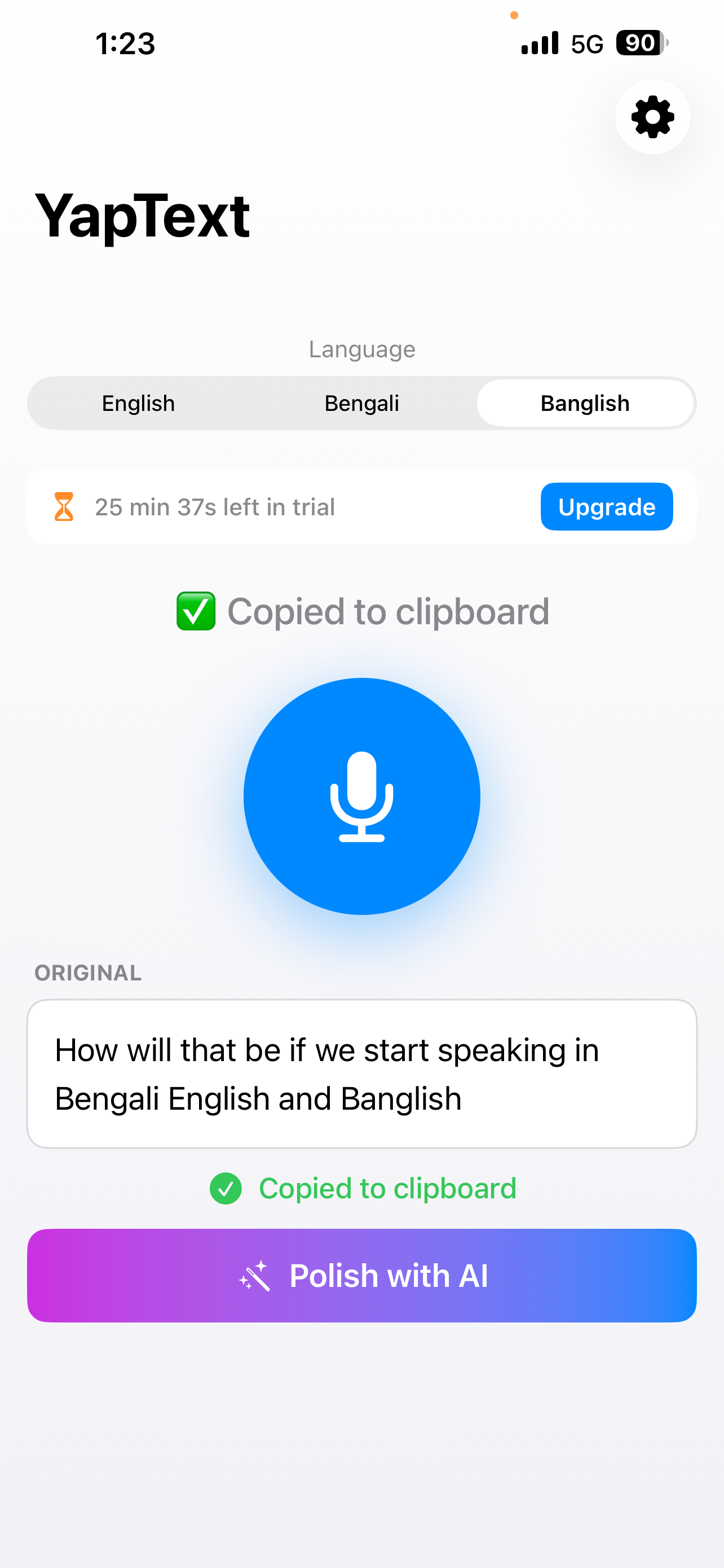 YapText - Tap to Voice Text screenshot 3