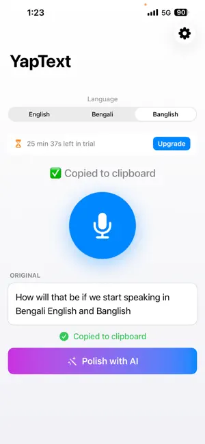YapText - Tap to Voice Text screenshot 3