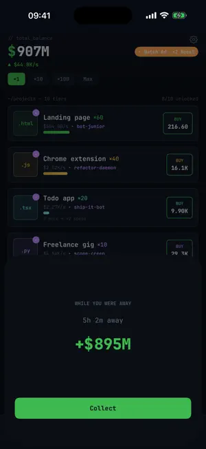 Vibe Tycoon: Idle Startup screenshot 3